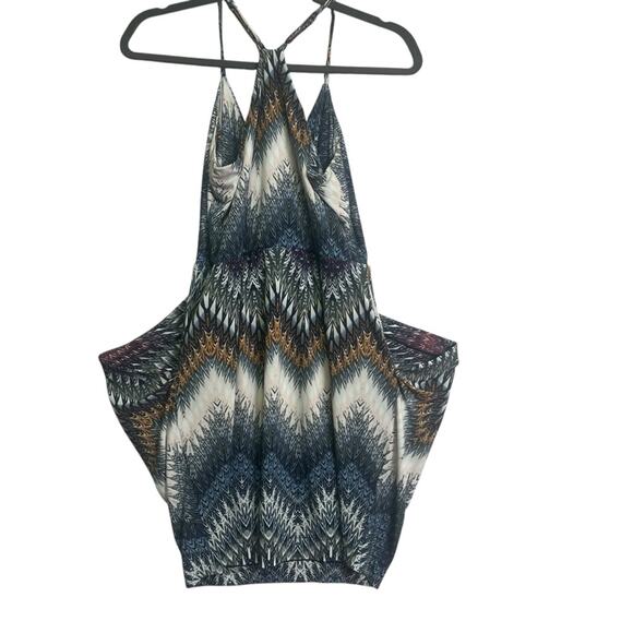 BCBGeneration Womens Small Multicolor Sleeveless Pocketed Zig Zag Mini Dress - Picture 4 of 9